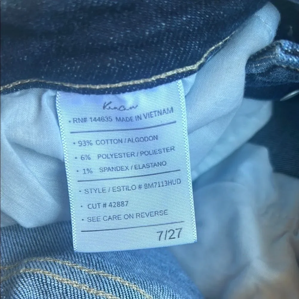 Kancan 7/27 Women's Dark Blue Jeans B